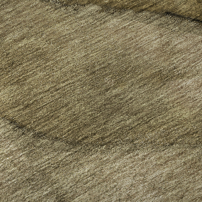 8' X 10' Abstract Washable Area Rug With UV Protection (651092) - Brown / Ivory / Beige