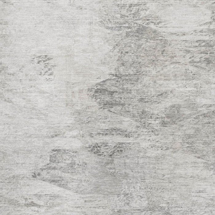 10' X 14' Abstract Washable Area Rug With UV Protection (650644) - Silver / Gray
