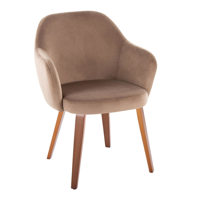 Buena - Dining Chair (Set of 2) - Walnut Wood Legs