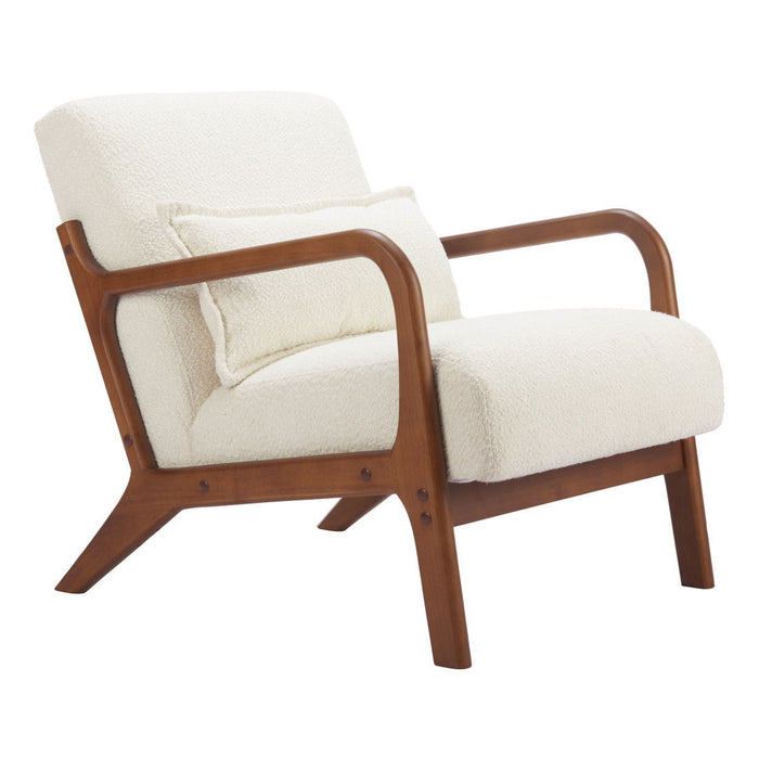 Upholstered Arm Chair - Cream