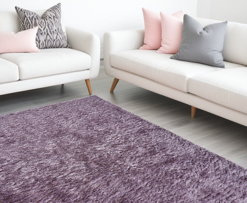 8' x 10' Shag Tufted Handmade Area Rug - Purple
