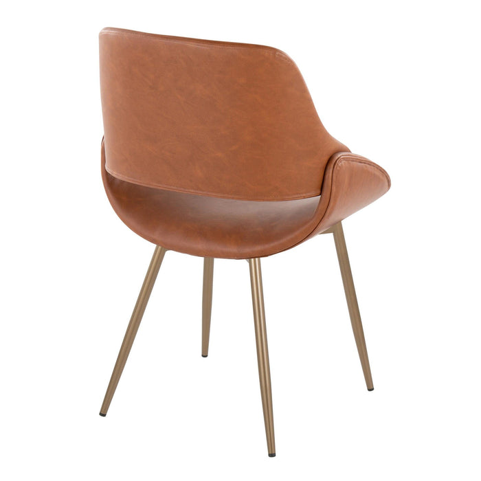 Fabrico - Chair (Set of 2) - Bronze Legs