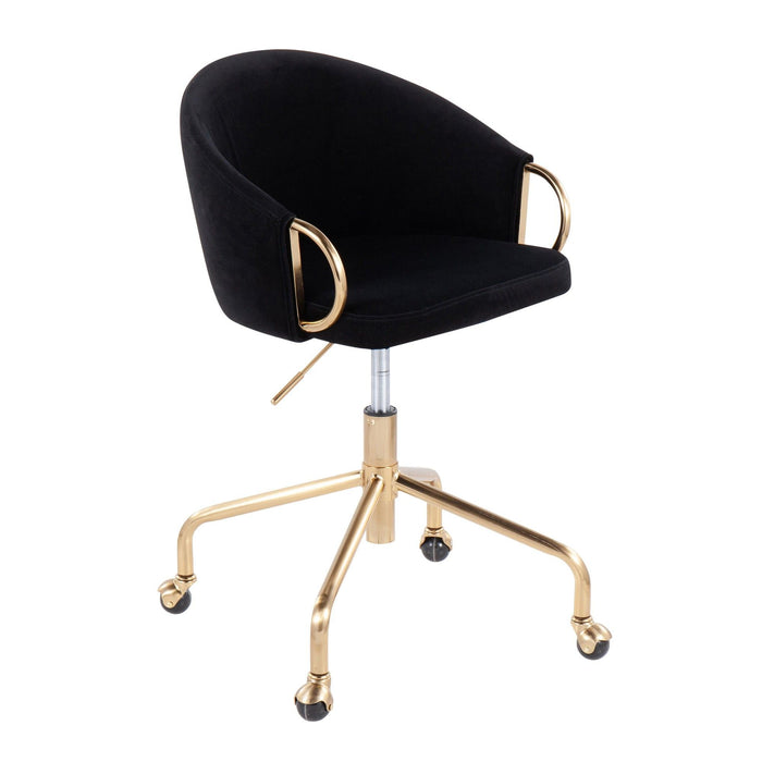 Claire - Task Chair - Gold Base