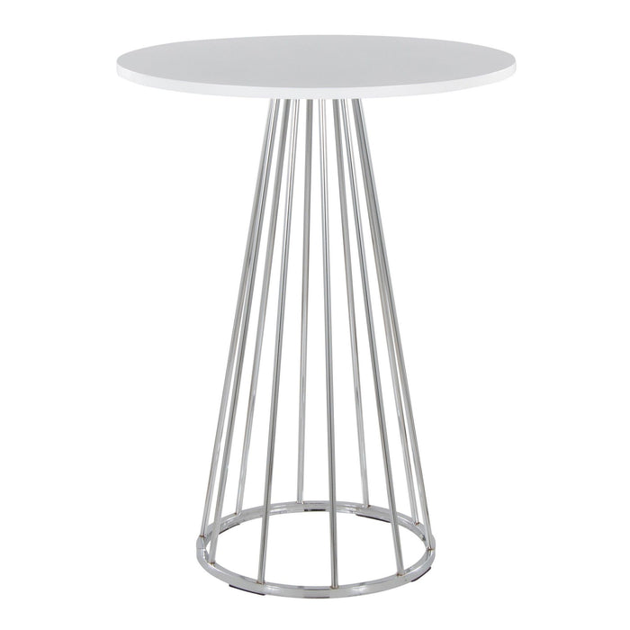 Canary - Counter Table - Chrome Metal