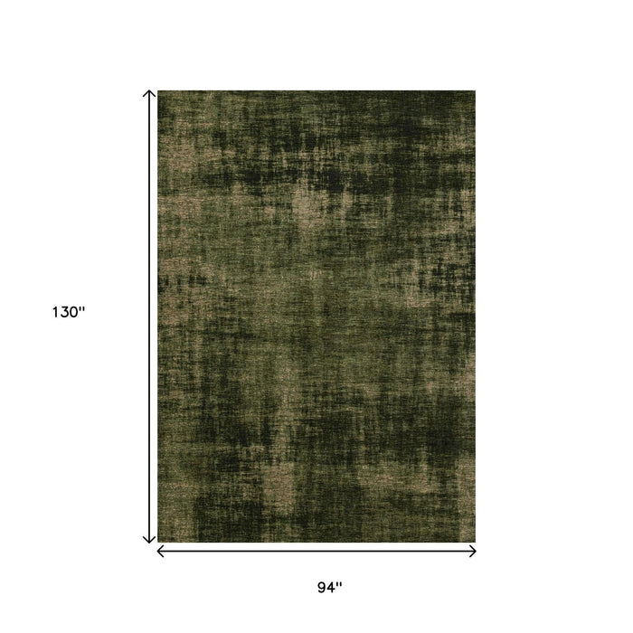 8' X 11' Abstract Area Rug (661307) - Green / Taupe