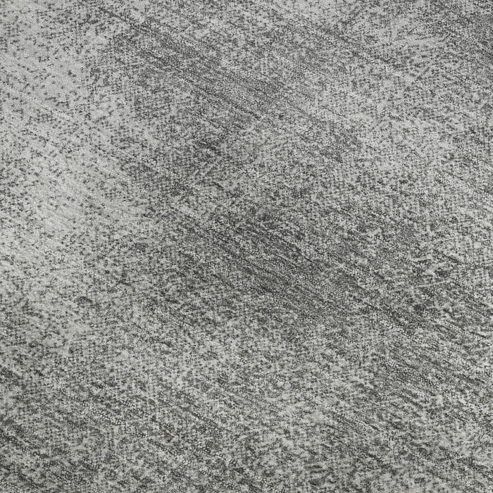 10' X 14' Abstract Washable Area Rug With UV Protection (679947) - Gray / Silver