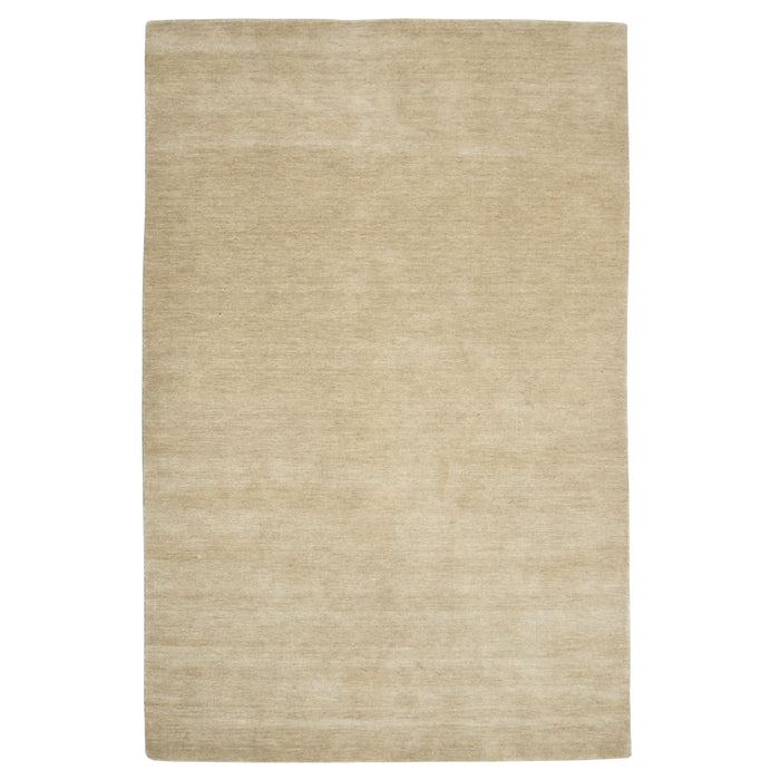 8' X 10' Wool Hand Woven Area Rug - Ivory