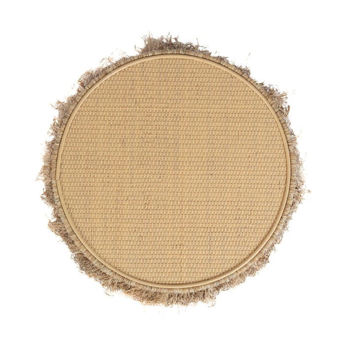Luau - Rattan Round End Table - Natural