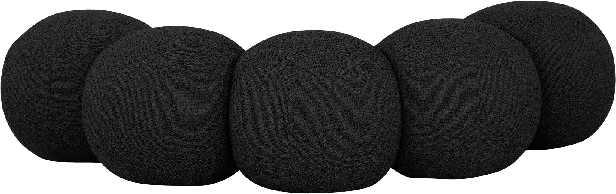 Apollo - Boucle Fabric Bench