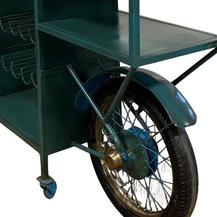 22" X 86.5" X 40" Tmph Bike Bar - Green