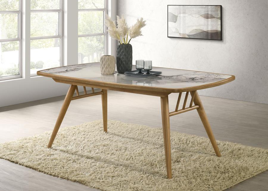 Croyden - 73" Rectangular Dining Table - Weathered Natural