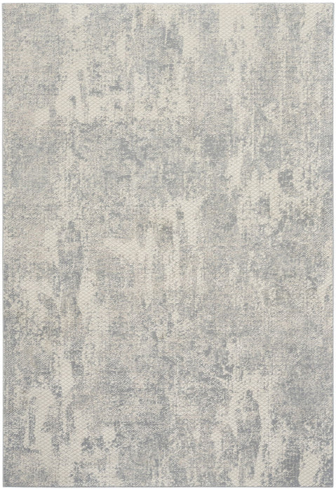 4' X 6' Abstract Area Rug (553114) - Ivory / Light Gray