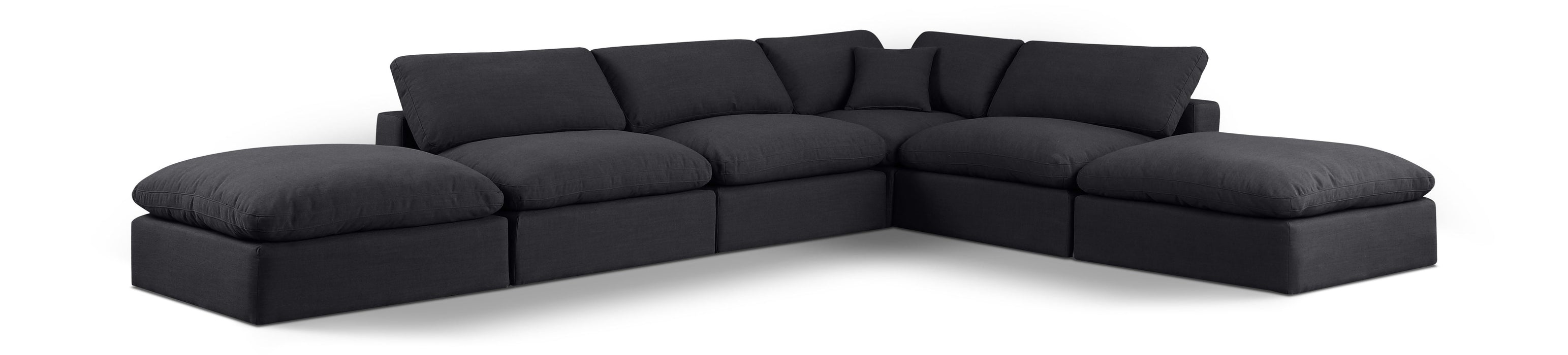 Comfy - 6 Piece Linen Modular Sectional