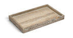 Marble tray by Meridian Furniture featuring a sleek, rectangular design with natural white and gray marble veining.