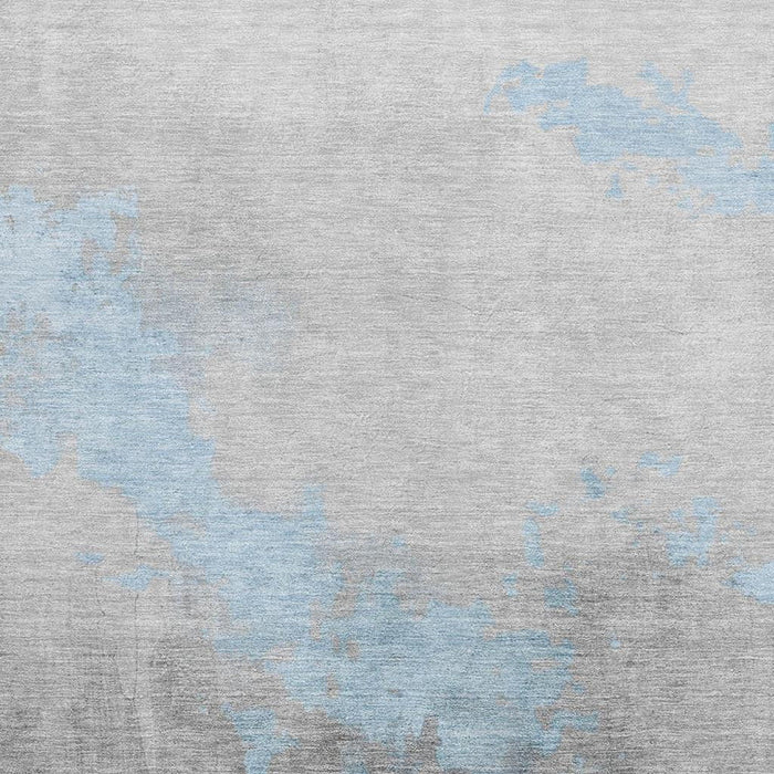 10' X 14' Abstract Washable Area Rug With UV Protection (706709) - Blue / Gray