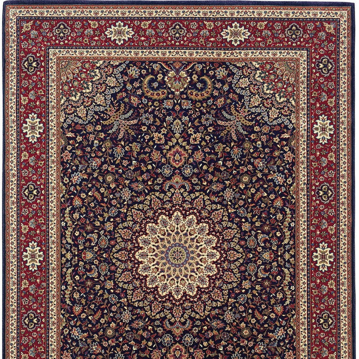 10' X 13' Oriental Area Rug - Blue / Red
