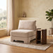 Velvet upholstered armless stationary chair by Meridian Furniture, featuring plush fabric and modern design.
