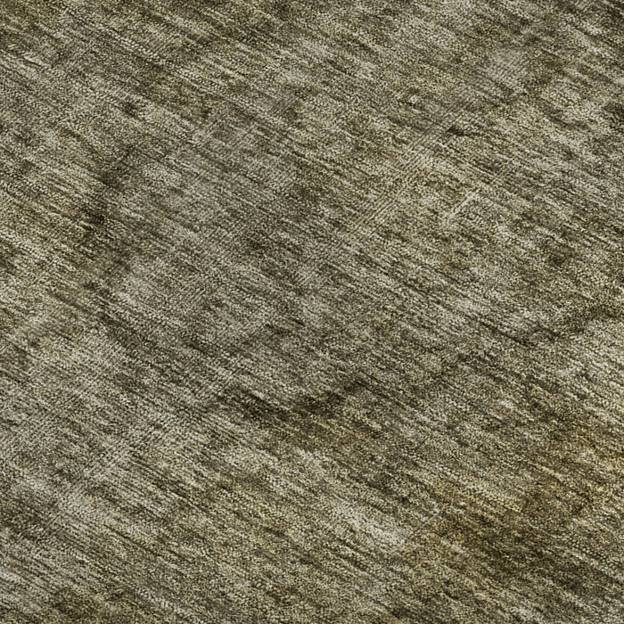 10' X 14' Abstract Washable Area Rug With UV Protection (696278) - Pewter / Silver