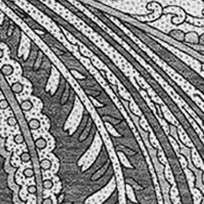 10' X 14' Paisley Washable Area Rug With UV Protection (654662) - Gray / Ivory