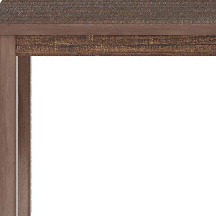 35" Solid Wood Dining Table - Espresso