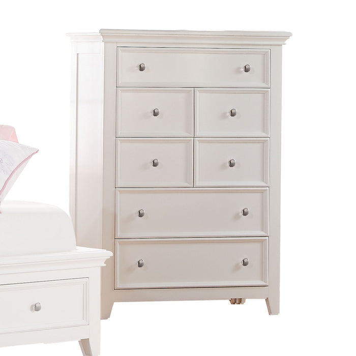 Solid Wood Dresser - White