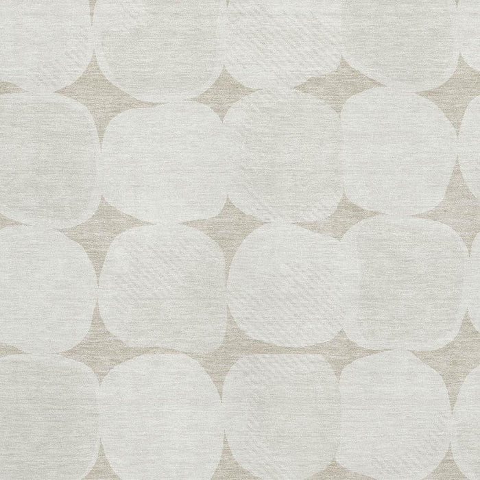 10' X 14' Abstract Geometric Washable Area Rug With UV Protection (669162) - Beige / Ivory