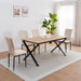 Set of four Giga velvet dining chairs with modern design, featuring plush upholstery and sleek wooden legs for stylish dining rooms.