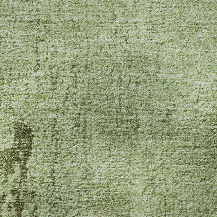 10' X 14' Abstract Washable Area Rug With UV Protection (707839) - Artichoke Green / Beige