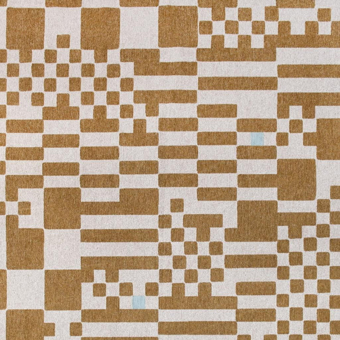 9' X 13' Geometric Washable Area Rug (551849) - Blue / Brown