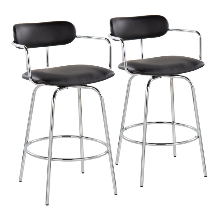 Demi - 26" Fixed-Height Counter Stool (Set of 2)