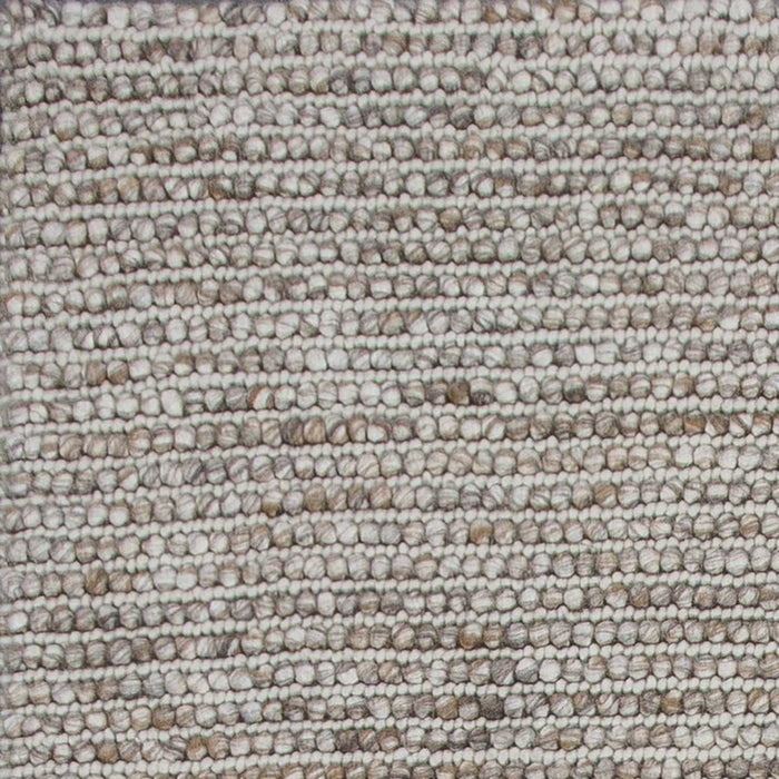 5' x 7' Wool Boucle Berber Style Area Rug - Natural