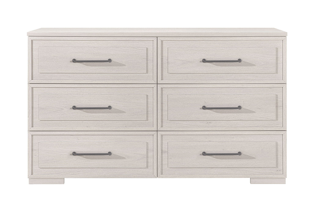Clara - 5 Piece King Bedroom Set (Bed, Dresser & Mirror, Nightstand, Chest) - Beige
