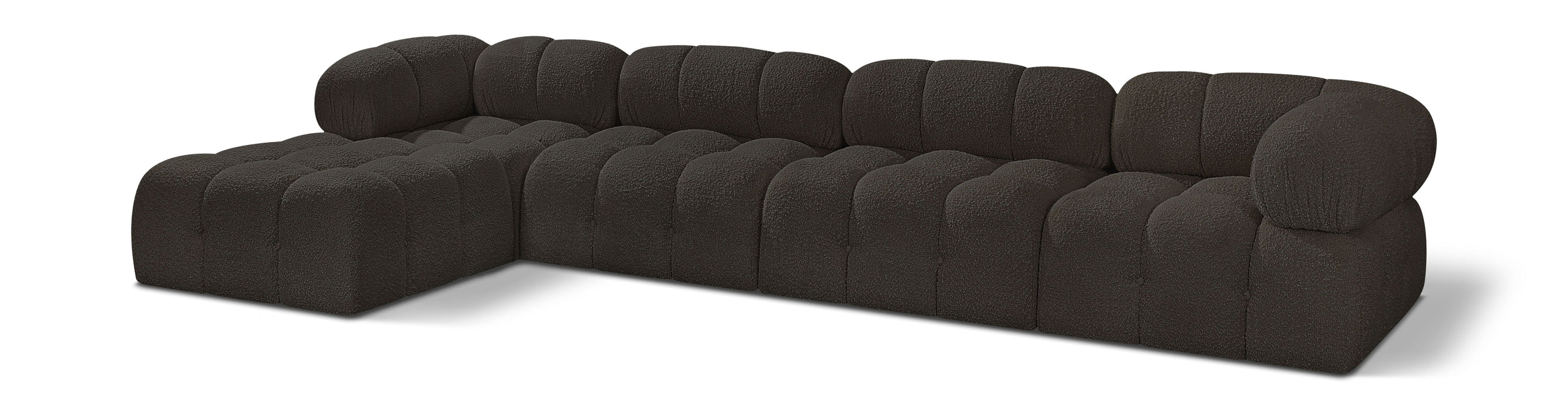 Ames - 5 Piece Fabric Modular Sectional
