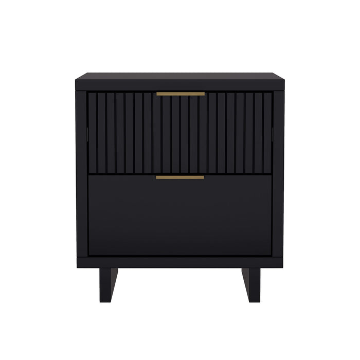 Manhattan Elara - Solid Wood Nightstand