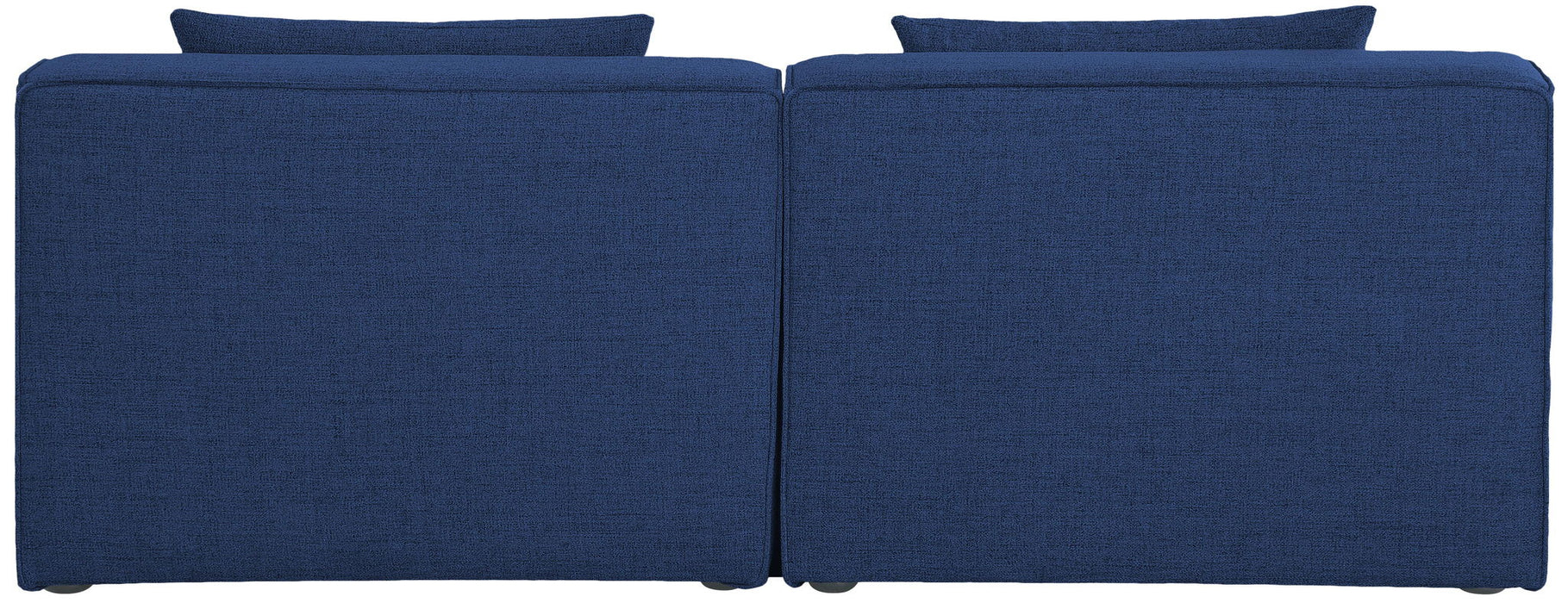 Cube - Linen Modular 2 Seat Armless Sofa