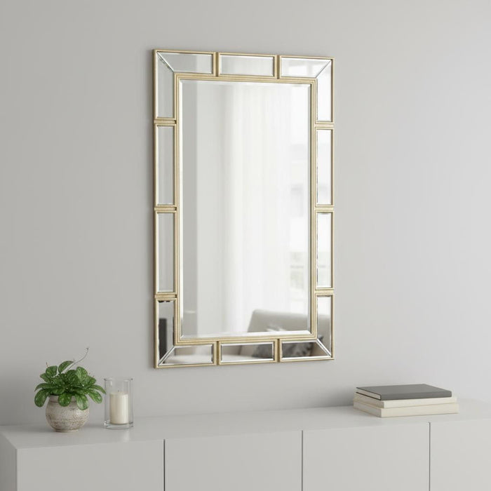 45" Framed Accent Mirror - Silver
