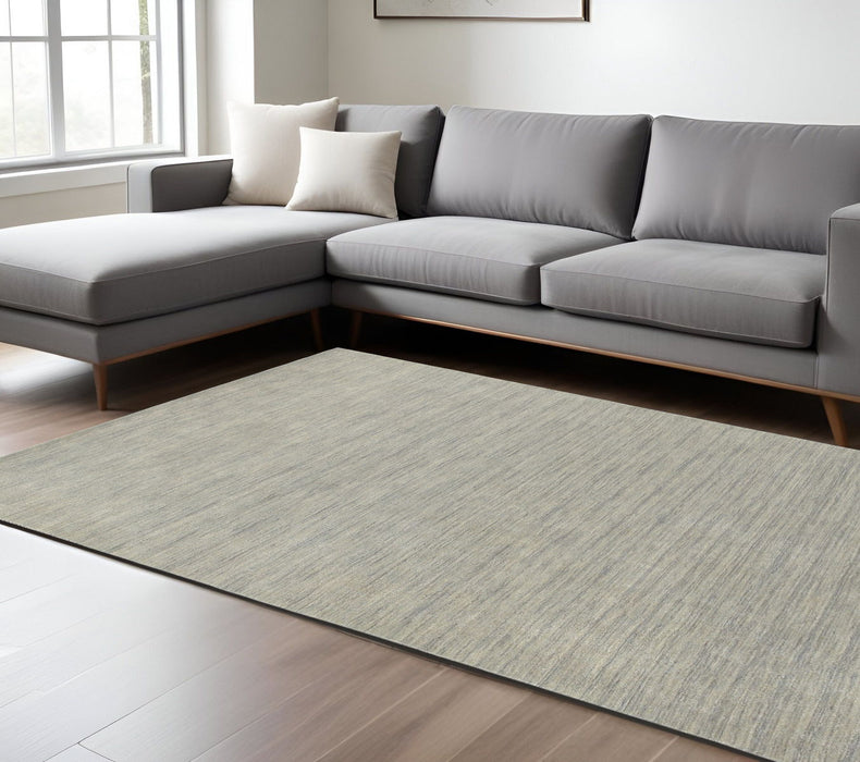 8' X 10' Wool Hand Tufted Area Rug - Gray