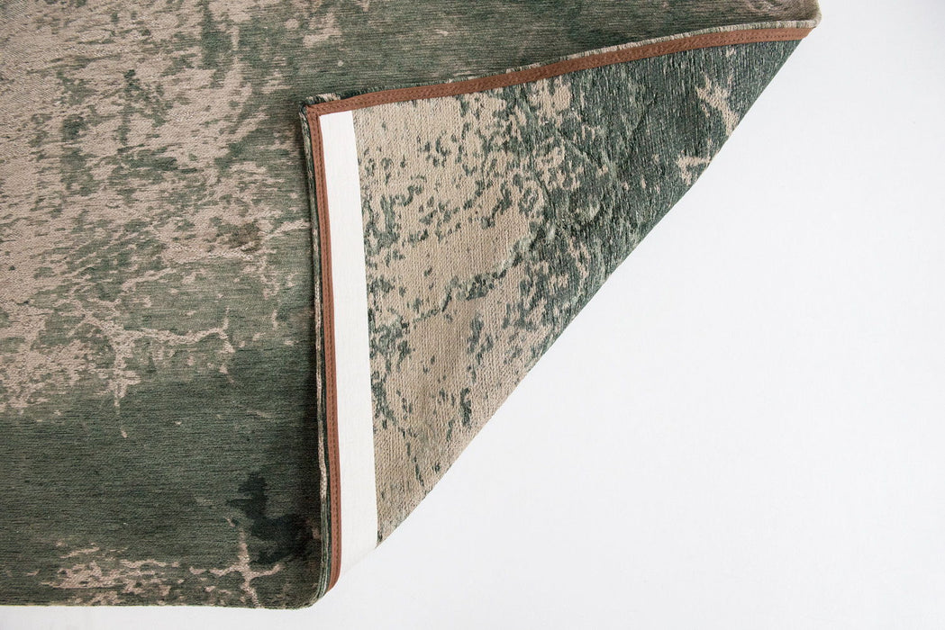 8' x 11' Abstract Non Skid Area Rug - Beige And Green