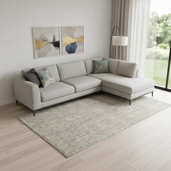 12' X 15' Jute Handmade Area Rug (684876) - Gray