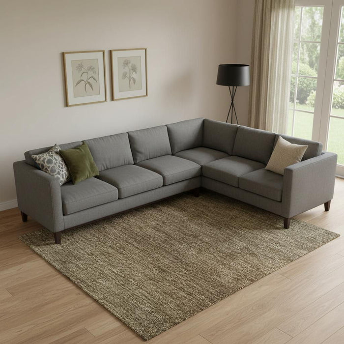 10' X 14' Ombre Washable Area Rug With UV Protection (710969) - Taupe / Beige / Gold