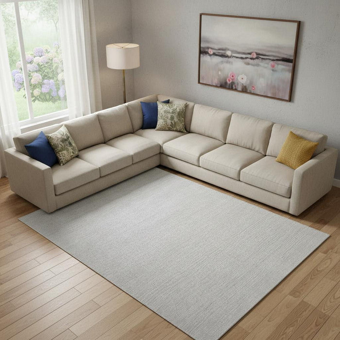 10' X 14' Hand Woven Area Rug (721515) - Silver