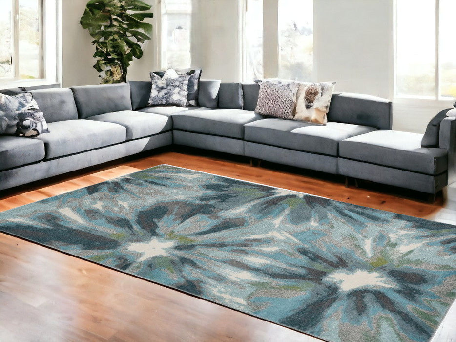 118" x 158" Polypropylene Rug - Teal