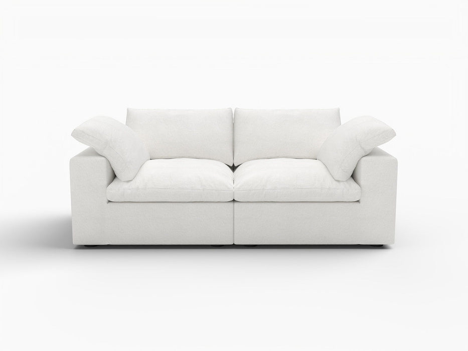80" Blend Modular Sofa - White