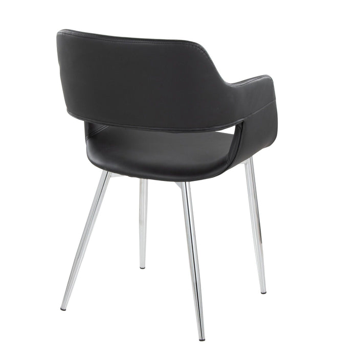 Margarite - Dining / Accent Chair - Chrome Metal (Set of 2)