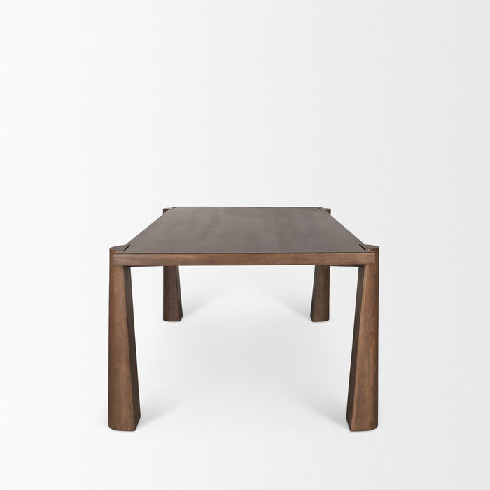 Solid Wood Dining Table (727890) - Brown