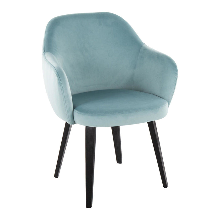 Buena - Dining Chair (Set of 2) - Black Wood Legs