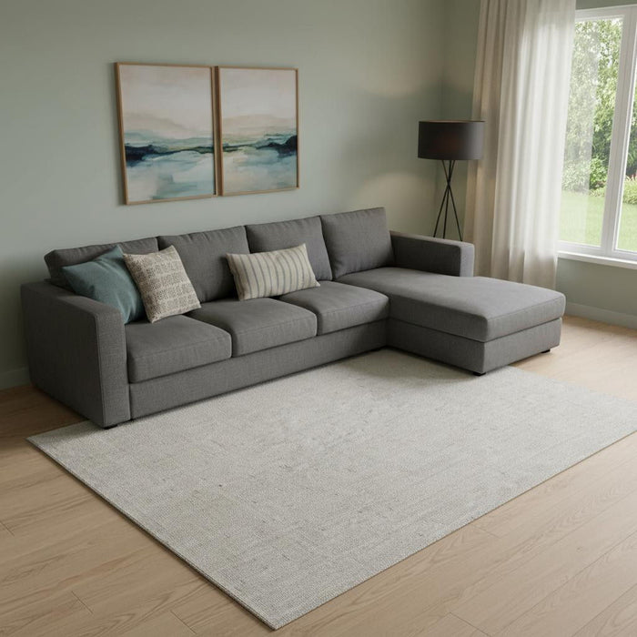 10' X 14' Hand Woven Area Rug (721530) - Gray