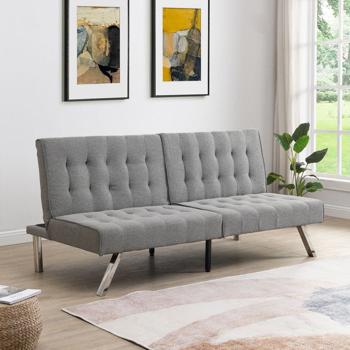 Comfortable Futon Sofa Bed - Gray