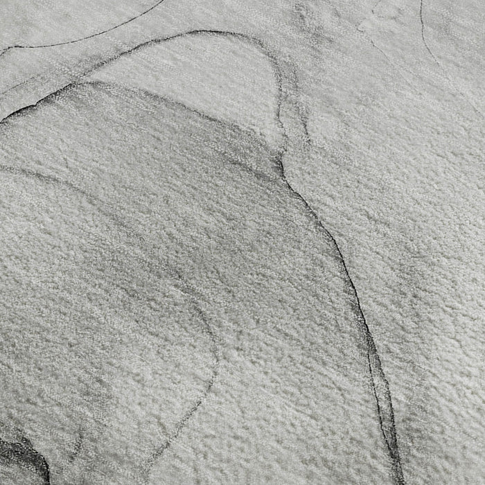 8' X 10' Abstract Washable Area Rug With UV Protection (646624) - Gray / Charcoal