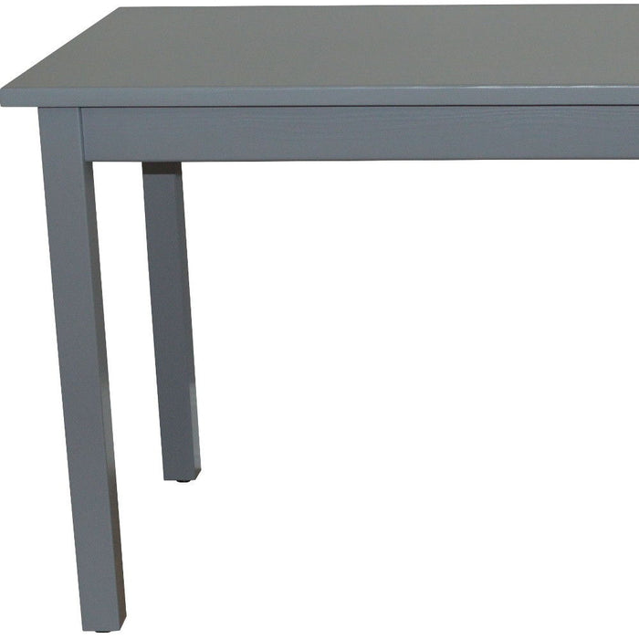48" Solid Wood Dining Room Table - Gray